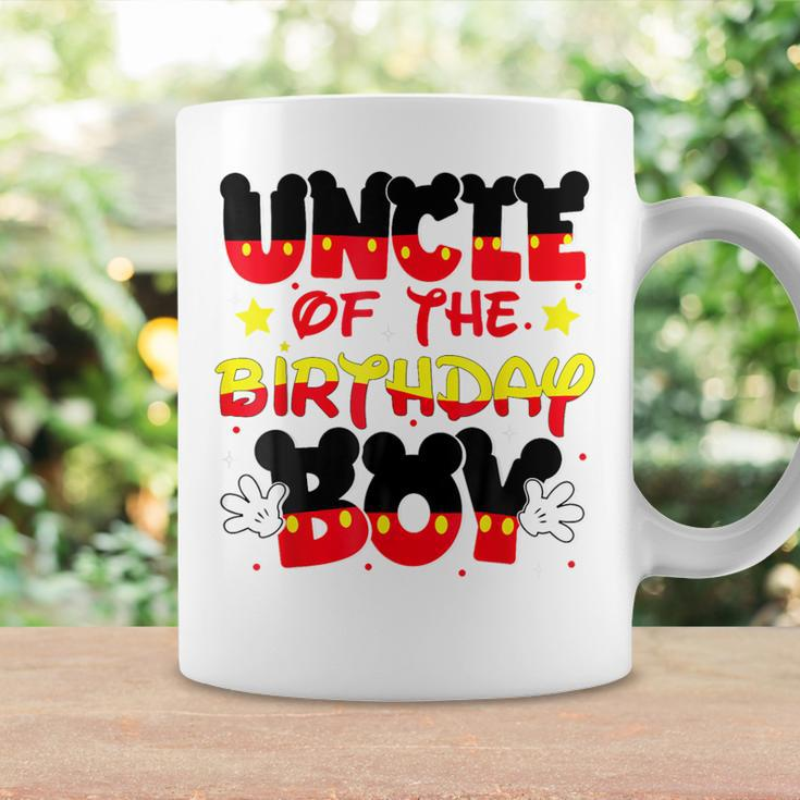 Uncle Of The Birthday Boy Mouse Family Matching Coffee Mug Gifts ideas