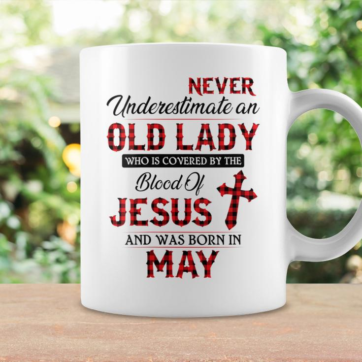 Never Underestimate An Old Lady Who Is Covered By-May Coffee Mug Gifts ideas