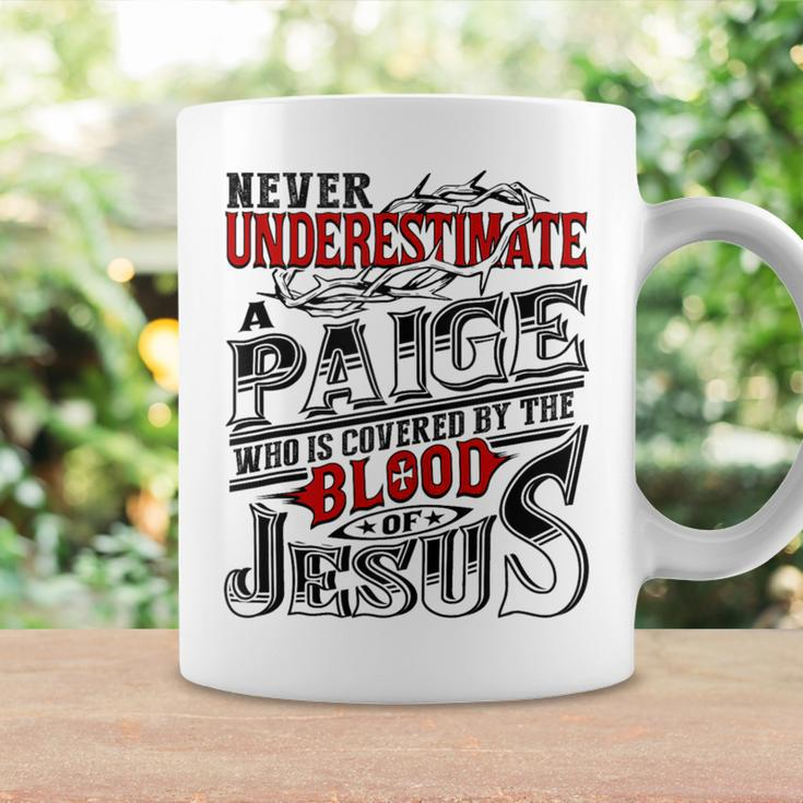 Underestimate Paige Family Name Coffee Mug Gifts ideas