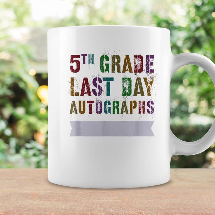 Vintage 5Th Grade Last Day Autographs Signatures Sign My Coffee Mug Gifts ideas