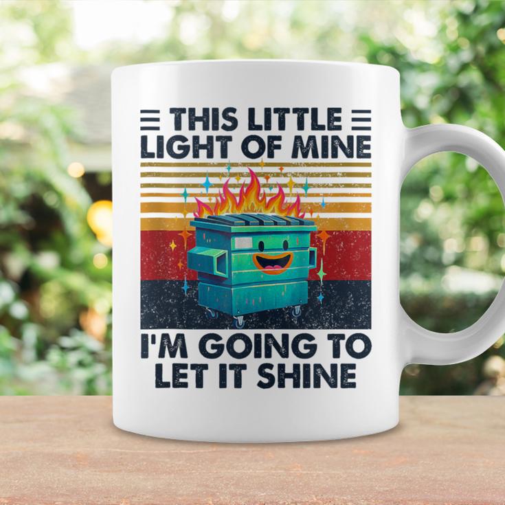 Vintage This Little Light-Of Mine Lil Dumpster Fire Coffee Mug Gifts ideas