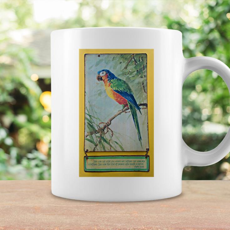 Vintage Parrot Wall Hanging With Quote Coffee Mug Gifts ideas