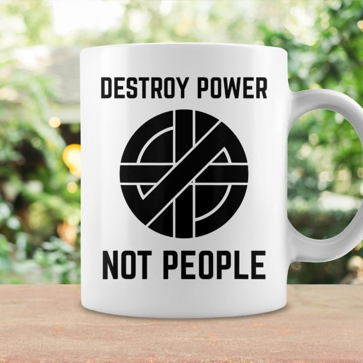 Vintage Punk Rock Destroy Power Not People Coffee Mug Gifts ideas
