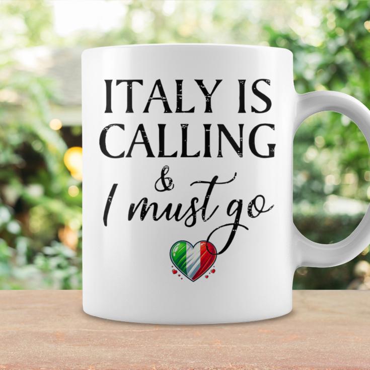 Vintage Retro Italy Is Calling I Must Go Coffee Mug Gifts ideas