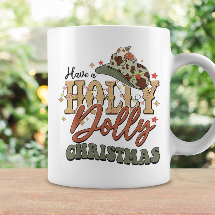 Vintage Western Christmas Howdy Xmas Cowboy Hat Retro Jolly Coffee Mug Gifts ideas