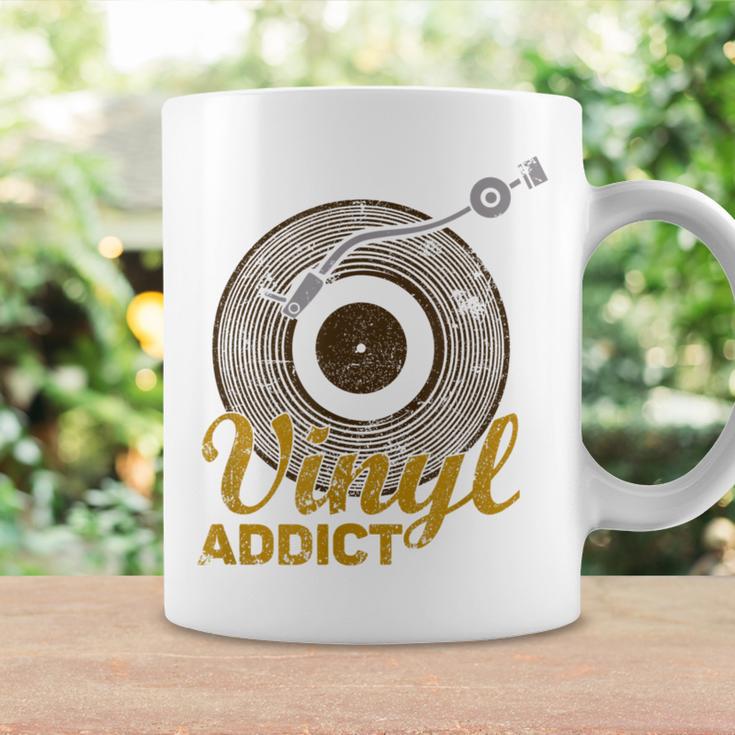 Vinyl Addict Vintage Record Player Music Lovers Retro Dj Coffee Mug Gifts ideas