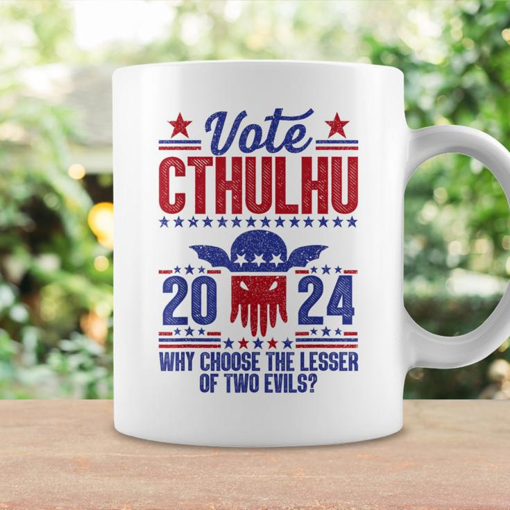 Vote 2024 Cthulhu President Choose The Lesser Of Two Evils Coffee Mug Gifts ideas