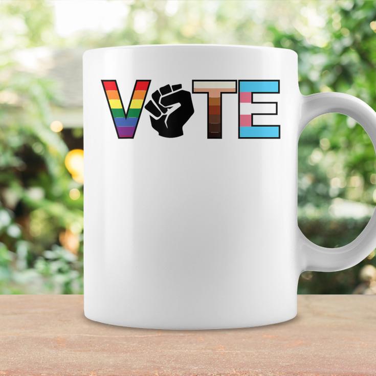 Vote Your True Colors Lgbtq Racism Sexism Flags Protest Coffee Mug Gifts ideas