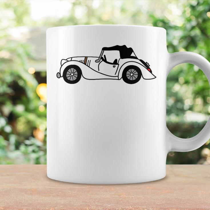 White Morgan 44 44 Car Drawing Coffee Mug Gifts ideas