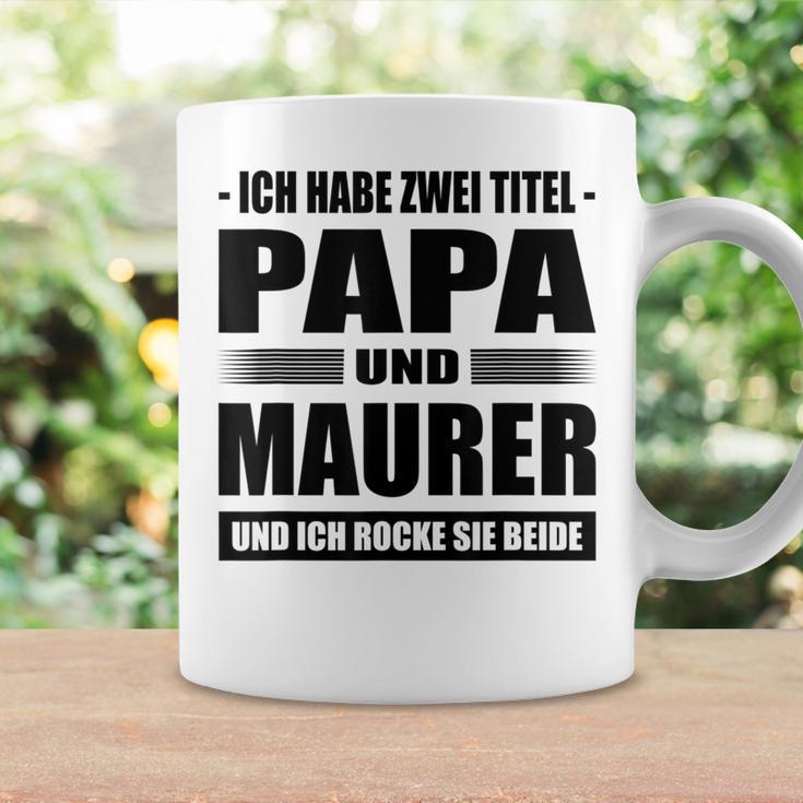 Zwei Titel Papa Und Maurer Geselle Meister Maurermeister Tassen Geschenkideen