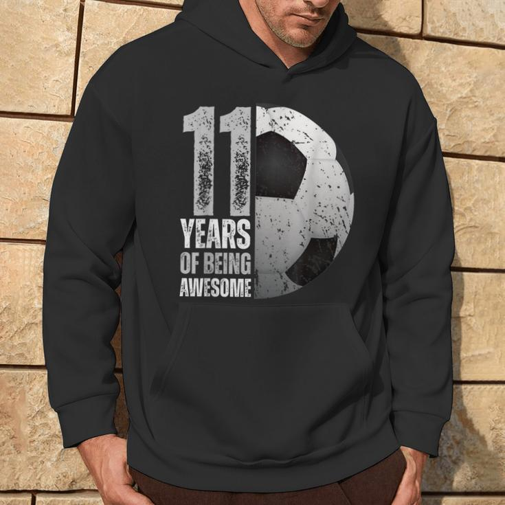 11 Year Old Soccer 11Th Birthday Player B-Day Party Hoodie Lifestyle