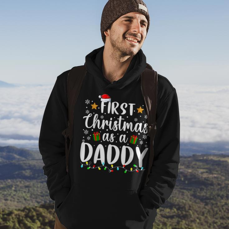 1St First Christmas As A Daddy New Parents Christmas Xmas Hoodie Lifestyle
