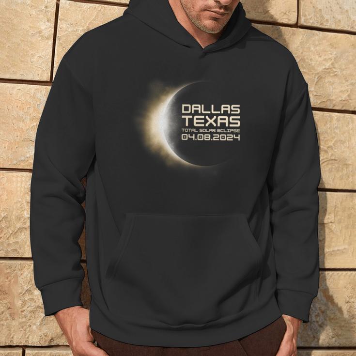 2024 Solar Eclipse Dallas Texas Souvenir Totality Hoodie Lifestyle