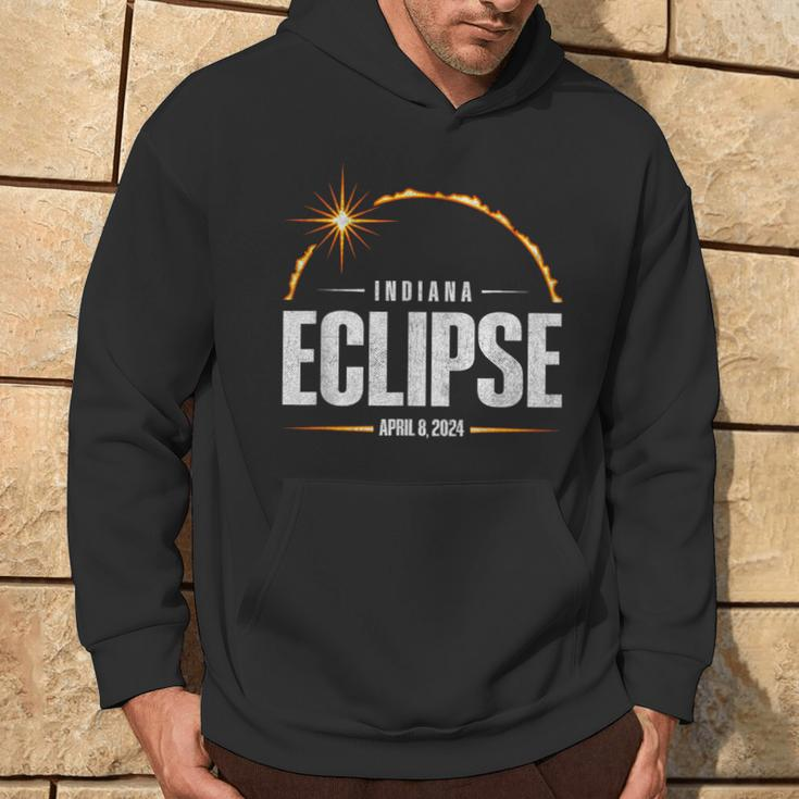 2024 Total Solar Eclipse Indiana Total Eclipse 2024 Hoodie Lifestyle