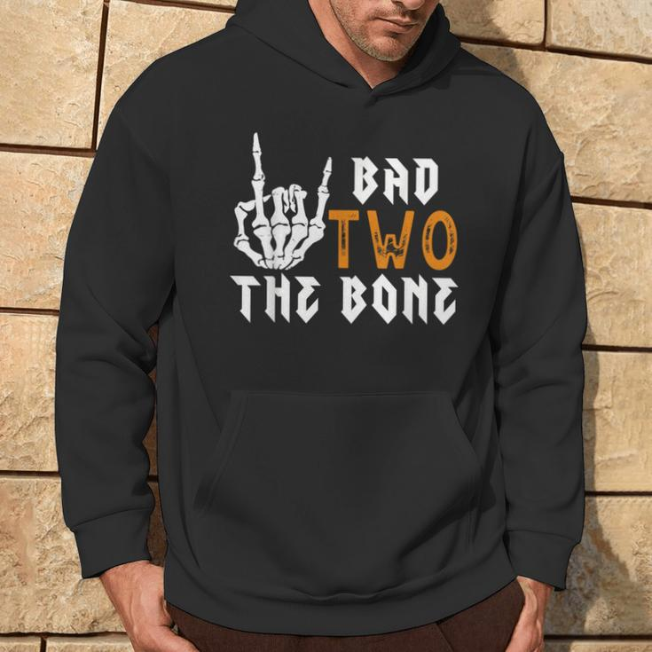 2Nd Bad Two The Bone- Bad Two The Bone Birthday 2 Years Old Hoodie Lifestyle