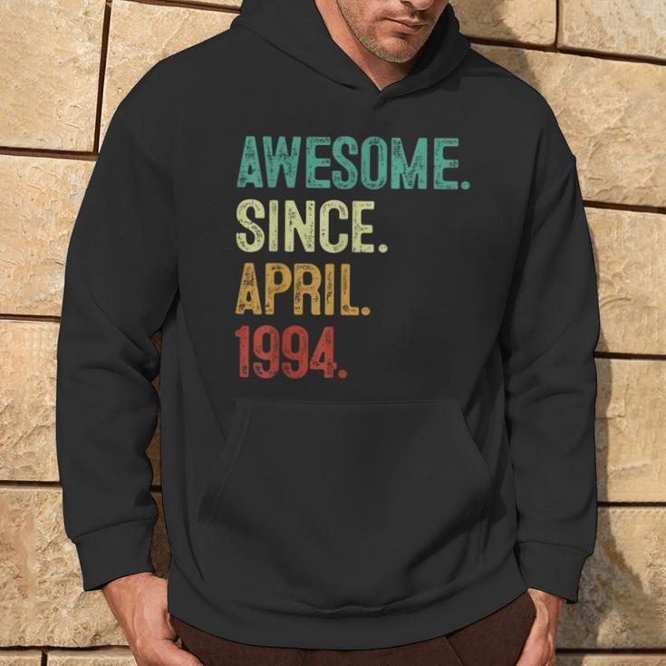 30 Year Old Awesome Since April 1994 30Th Birthday Hoodie Lifestyle