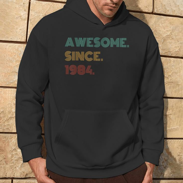 40 Years Old Awesome Since 1984 40Th Birthday Hoodie Lifestyle