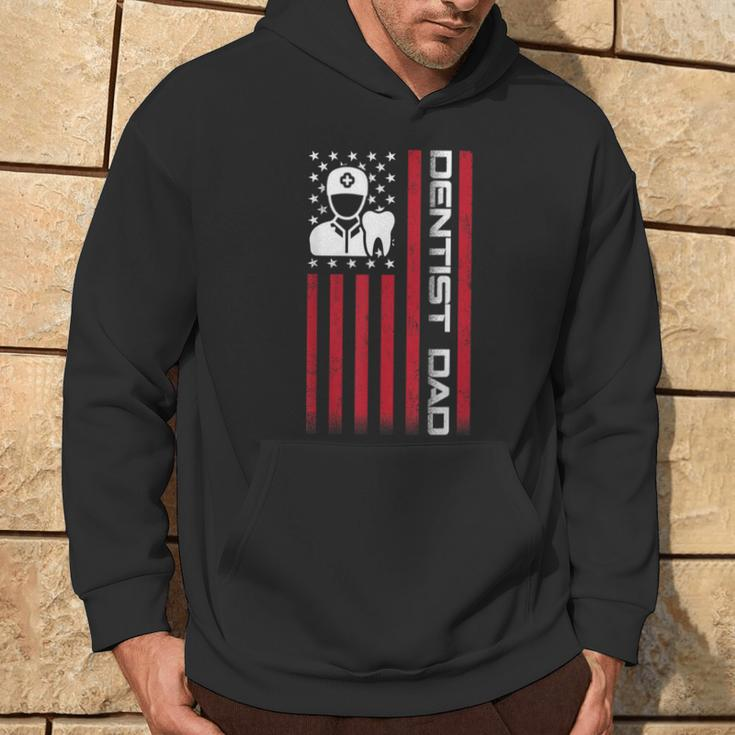 4Th Of July Us Flag Dentist Dad For Father's Day Hoodie Lifestyle