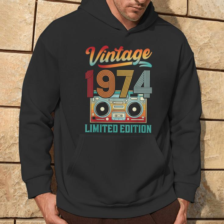 50 Year Old Vintage 1974 Limited Edition 50Th Birthday Hoodie Lifestyle
