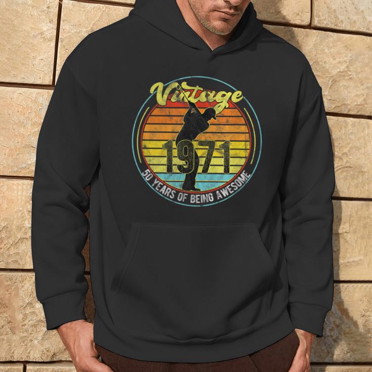 50 Year Old Vintage Golf Golfer 1971 50Th Birthday Hoodie Lifestyle