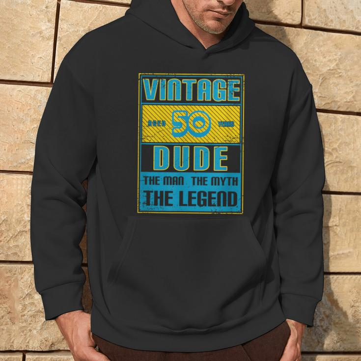 50Th Birthday For Age 50 Year Old Vintage Dad 1970 Hoodie Lifestyle