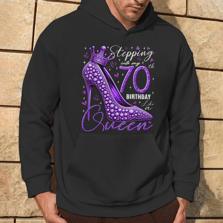 70 Year Old High Heels Stepping Into My 70Th Birthday Hoodie Lifestyle