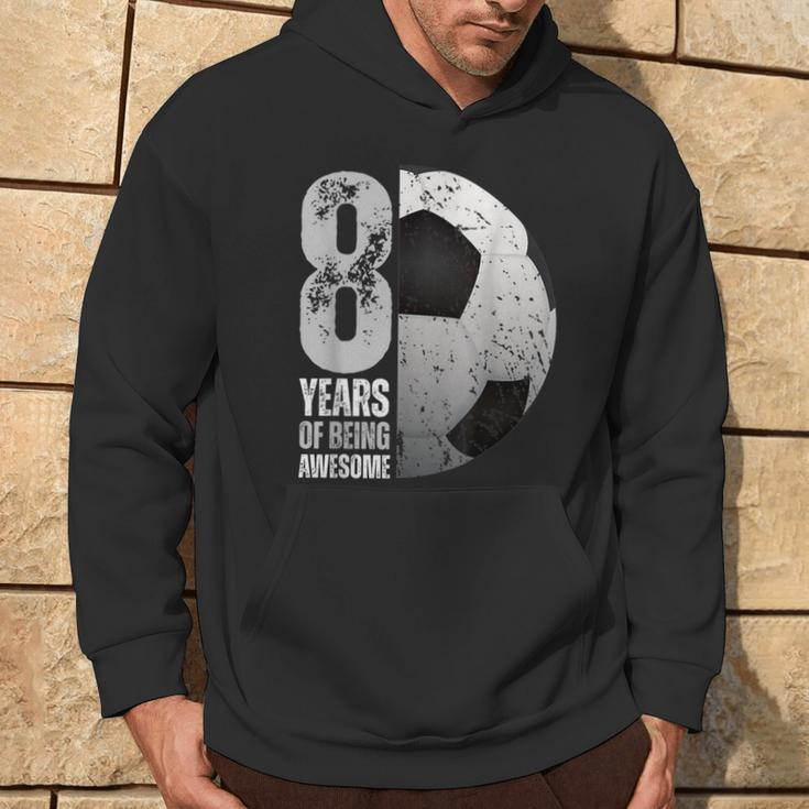 8 Year Old Soccer 8Th Birthday Player B-Day Party Hoodie Lifestyle