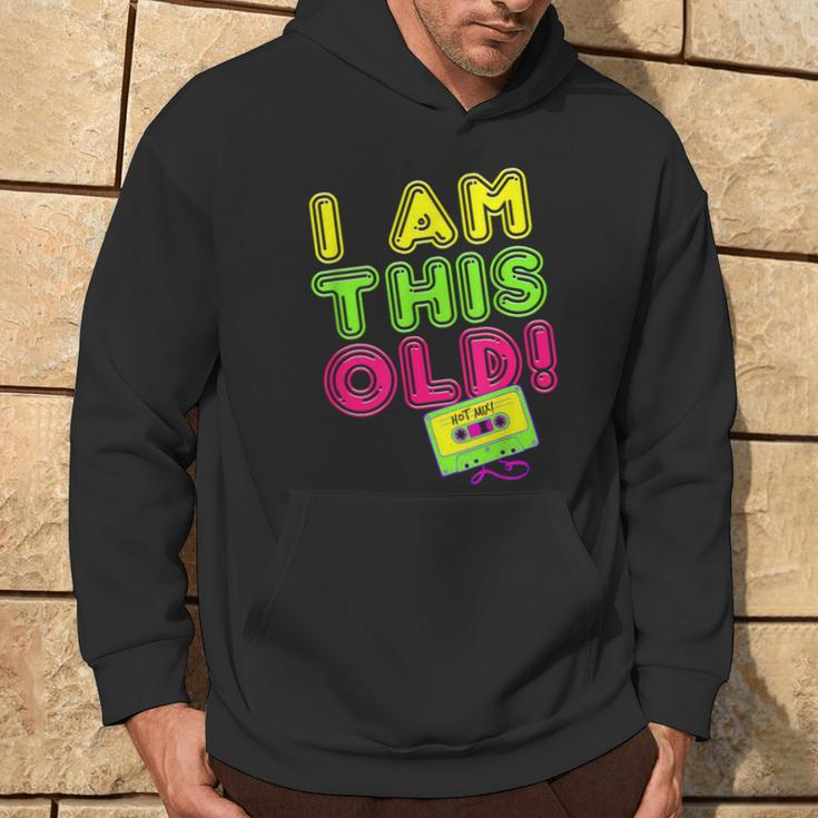 80S Birthday Party Retro Cassette Tape Dj 40 50 60 Years Old Hoodie Lifestyle