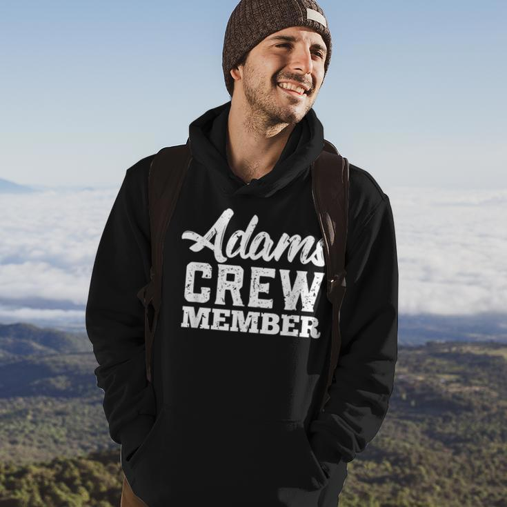 Adams Crew Member Matching Family Name Hoodie Lifestyle