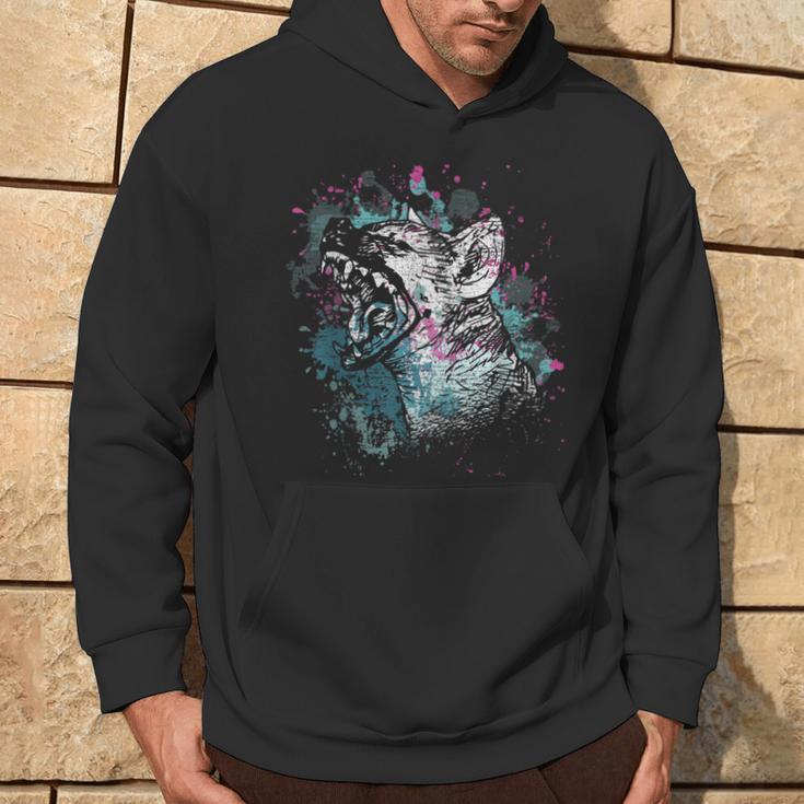 African Animal Lover Laughing Hyena Hoodie Lifestyle