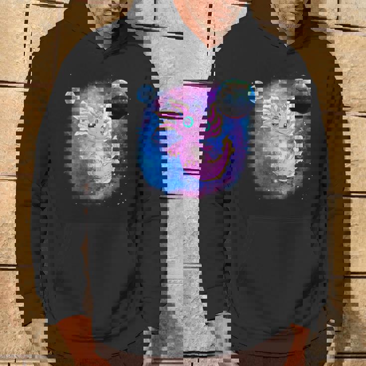 Ajolote Galaxy Lindo Ajolote Sudadera Estilo de vida