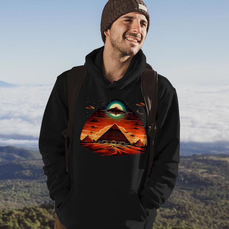 Aliens Space Ufo Ancient Egyptian Pyramids Science Fiction Hoodie Lifestyle