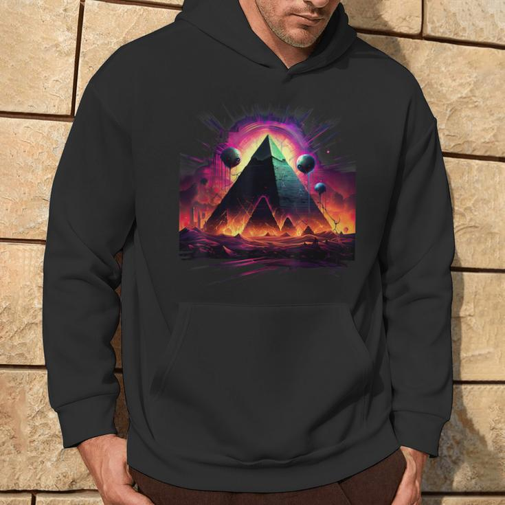 Aliens Space Ufo Ancient Egyptian Pyramids Science Fiction Hoodie Lifestyle