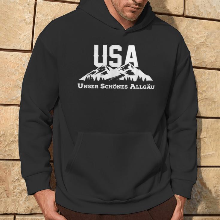 Allgäu Usa Unser Schöne Allgäu Mountain Hiking Alps Hoodie Lebensstil