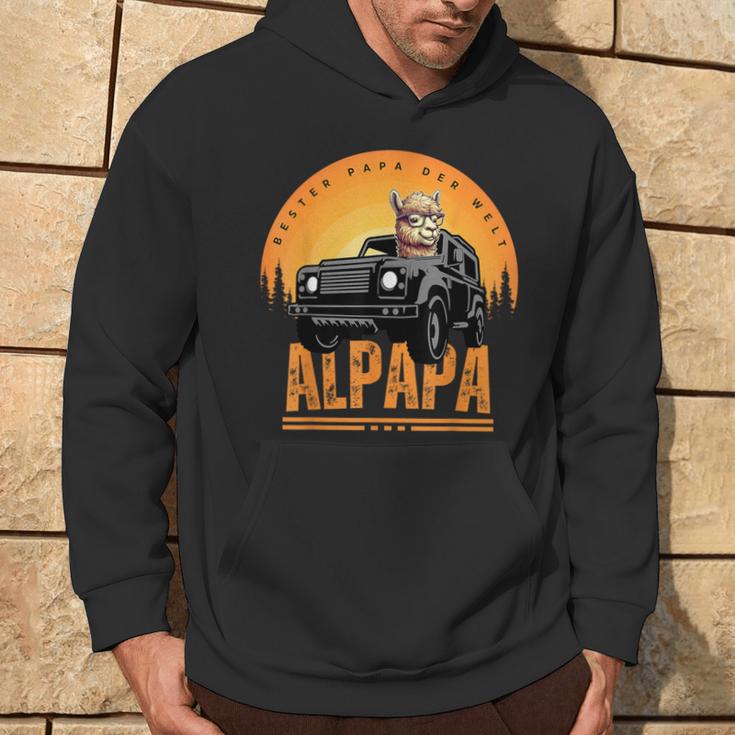 Alpapa Alpakaatertag Bester Papa Del Welt Alpakaatertag Kapuzenpullover Lebensstil