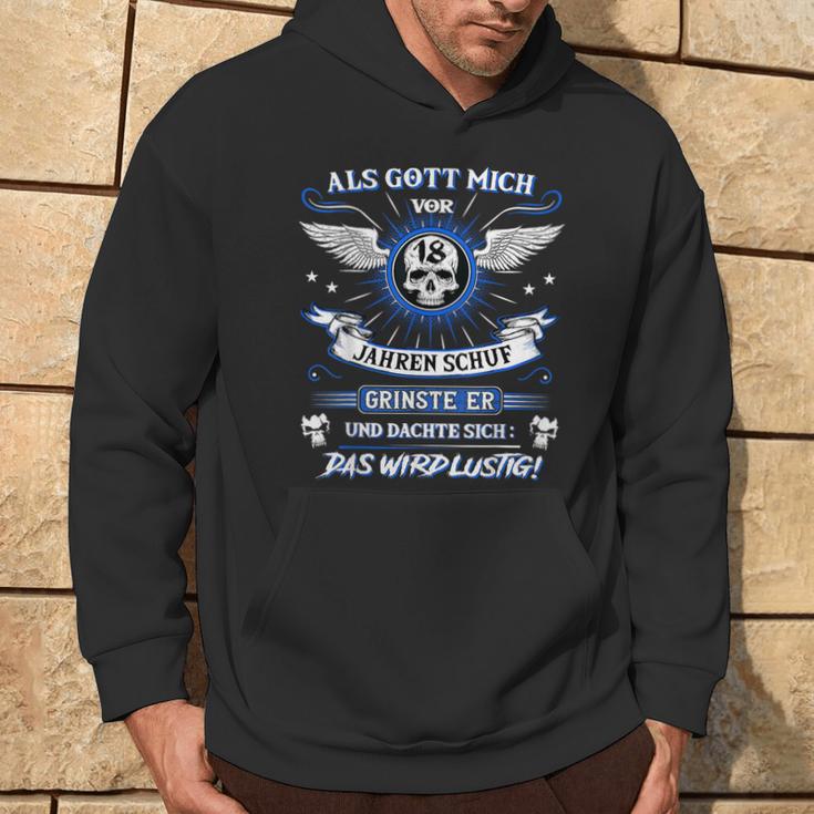 Als Gott Michor 18 Jahren Schuf Grinste Er 18Th Birthday S Hoodie Lebensstil