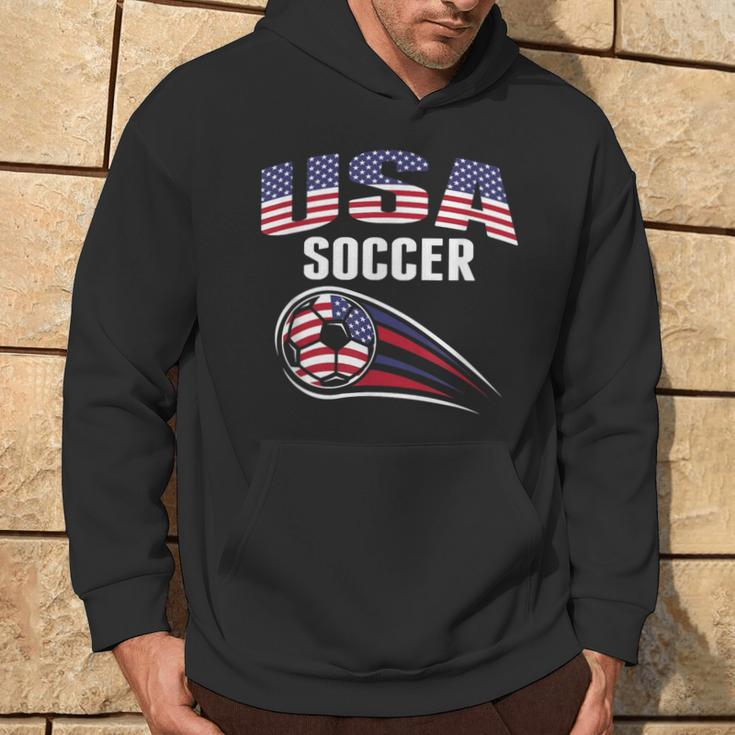 America Soccer Fans Jersey United States Football Lovers Hoodie Lifestyle