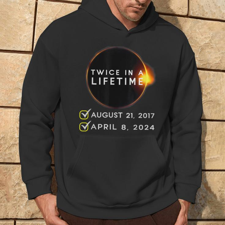 America Solar Eclipse 2024 Totality Twice In A Lifetime Hoodie Lifestyle