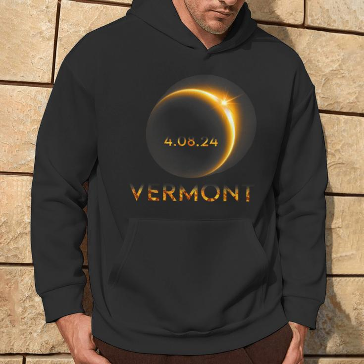 America Total Solar Eclipse 2024 Vermont 04 08 24 Usa Hoodie Lifestyle