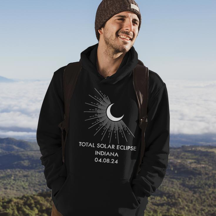 America Totality 040824 Total Solar Eclipse 2024 Indiana Hoodie Lifestyle