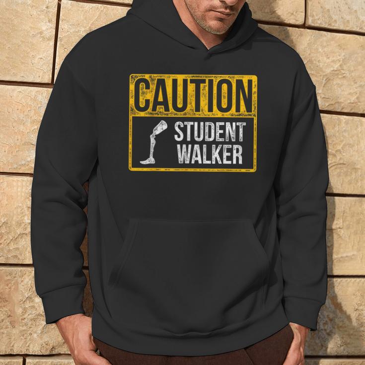 Ampu Humor Student Walk Leg Arm Recovery Hoodie Lifestyle