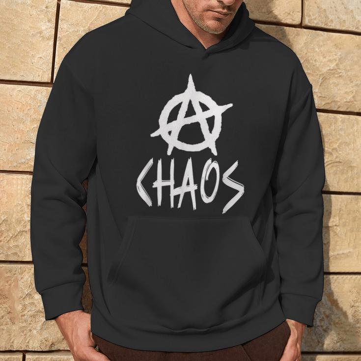 Anarchy Sign Chaos Punk Rock Anarchy Hoodie Lebensstil