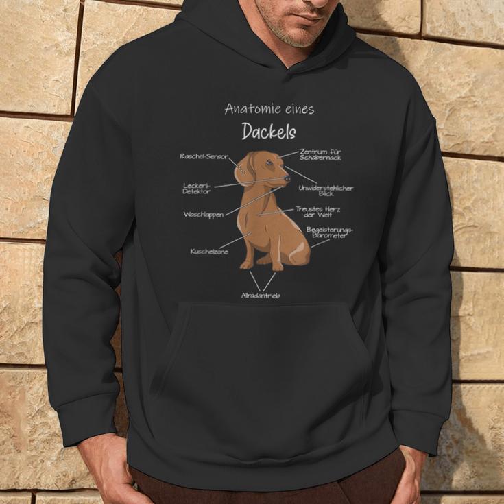 Anatomy Of A Dachshund Badger Dog Kapuzenpullover Lebensstil