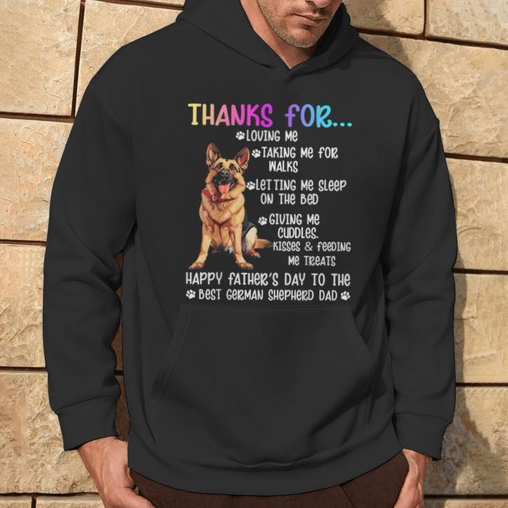 Apparel Thanks For Loving Me Happy Father's Day Best Dog Dad Hoodie Lifestyle