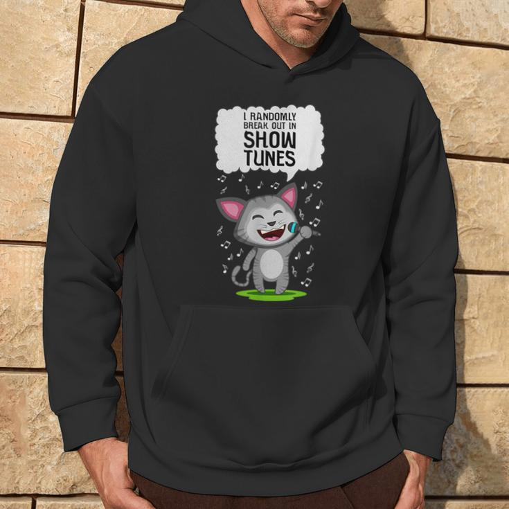 Theater Broadway Cat I Show Tunes Musical Hoodie Lifestyle