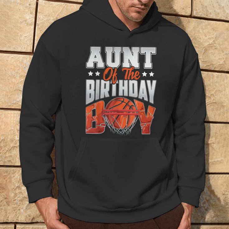 Aunt Basketball Birthday Boy Family Baller B-Day Party Hoodie Lifestyle