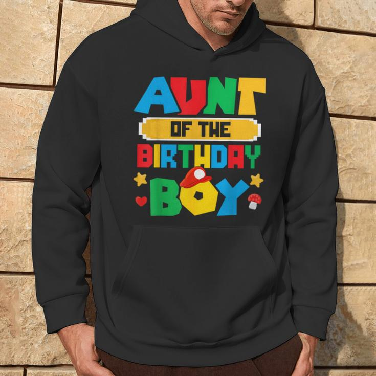 Aunt Of The Birthday Boy Game Gaming Family Matching Hoodie Lifestyle