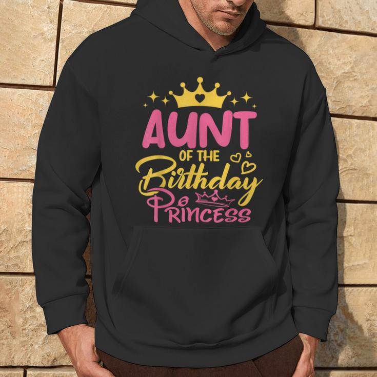 Aunt Of The Birthday Princess Girls Party Family Matching Hoodie Lifestyle