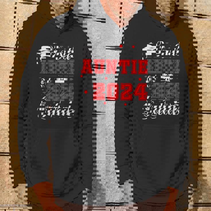 Auntie Senior 2024 Proud Auntie Of A Class Of 2024 Graduate Hoodie Lifestyle