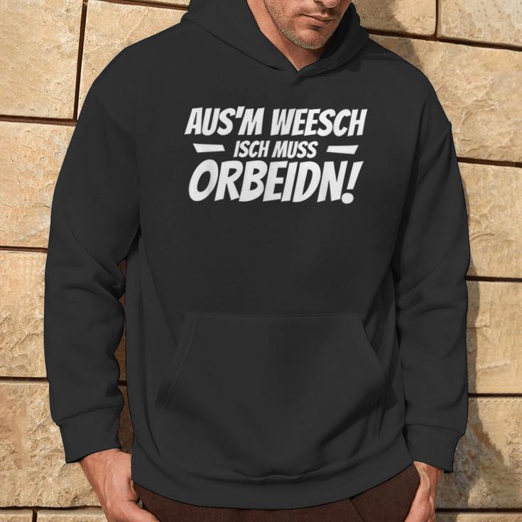 Aus dem Weg, ich muss arbeiten - Saxon Motiv Hoodie für Berufstätige Lebensstil